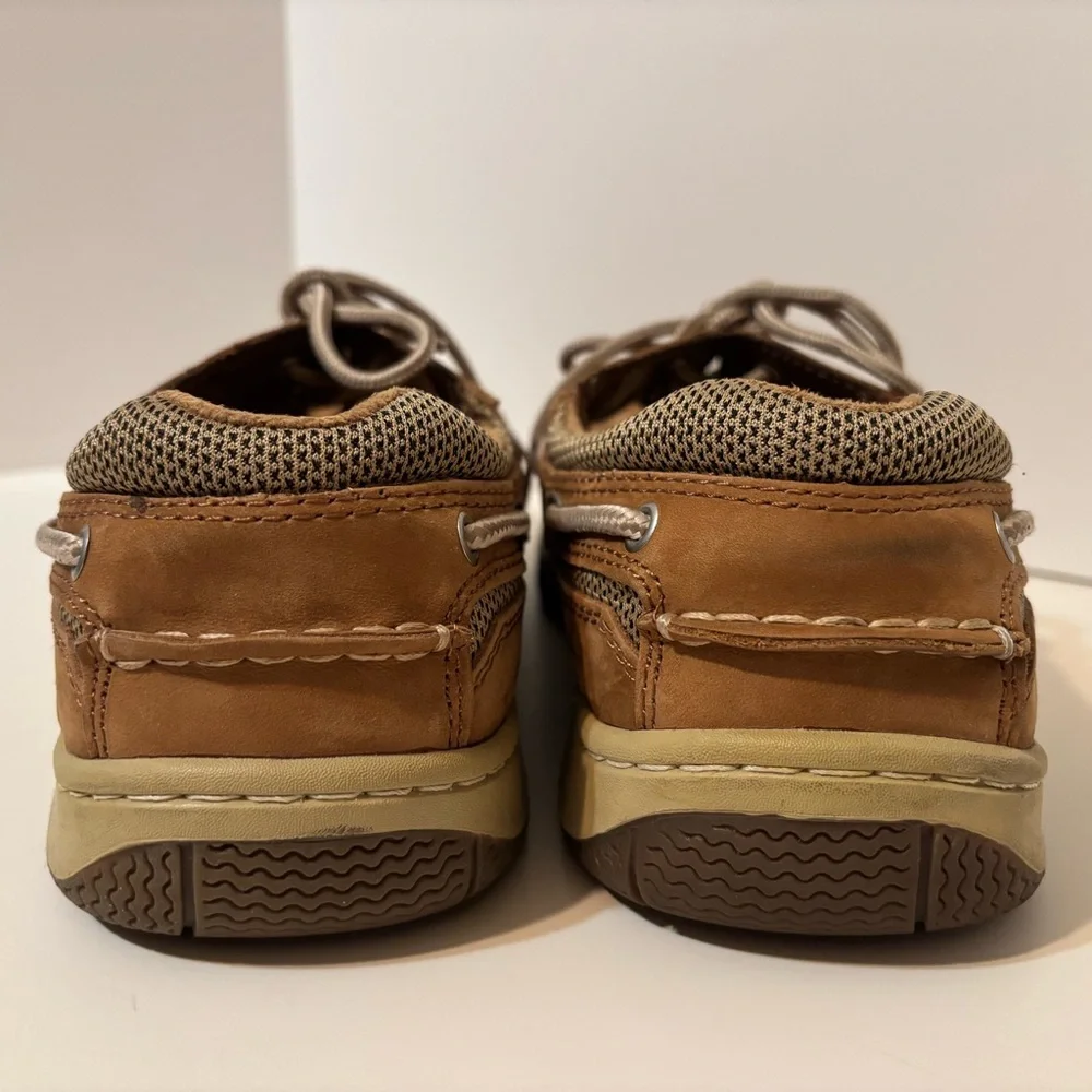 Magellan Outdoors Men's Laguna Madre Brown Tan Leather Boat Shoes Size 12E